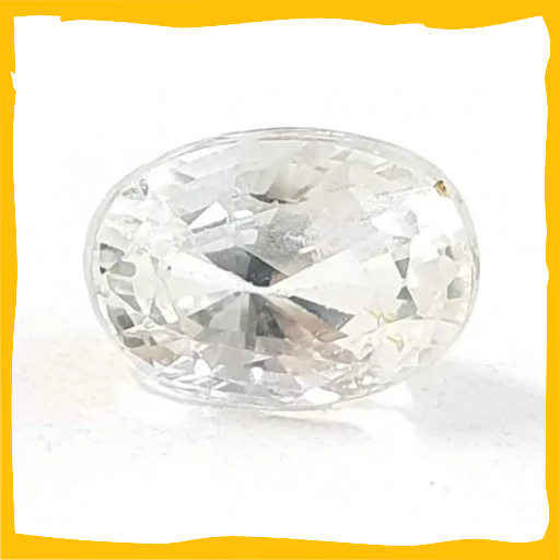 White Topaz (5 Carat) - Lab Certified